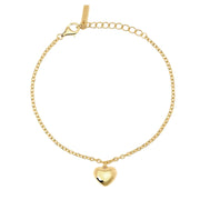Mabina Bracciale placcato oro con ciondolo cuore 533949
